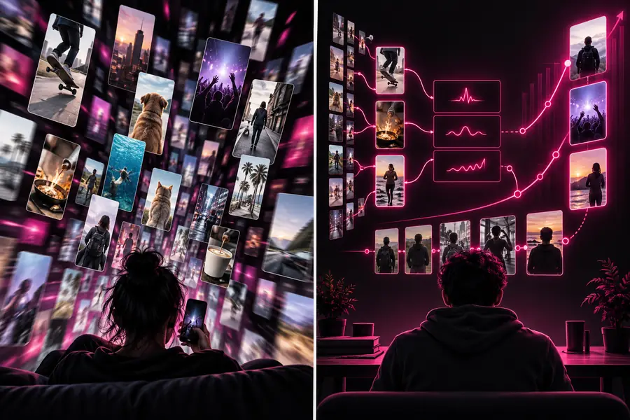 Comparison of Virlo and TikTok content workflows