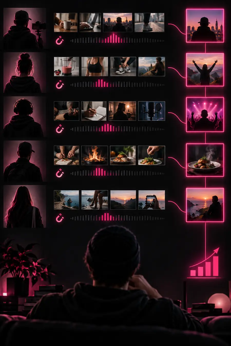 Vista de referencia de investigación de TikTok